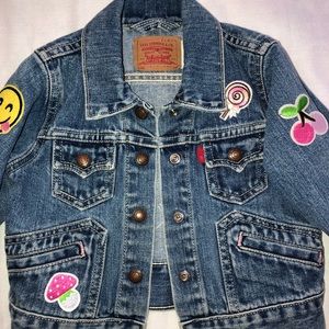 Girl’s Levi’s Denim Jacket with Patches